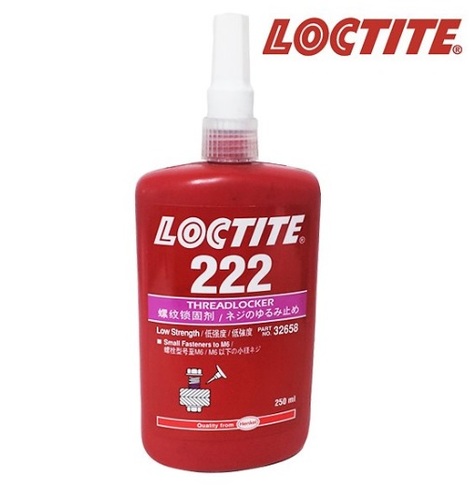 소형나사용(저강도)LOCTITE 222, 250ml
