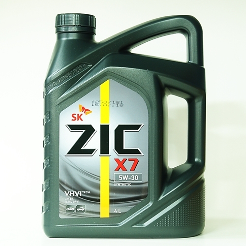 엔진오일(가솔린)ZIC-X7(구 지크A 5W-30), 4L